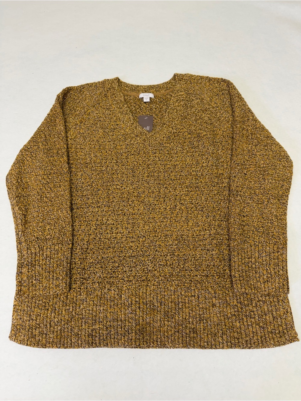 Pure Jill tigers eye sweater xl NWT